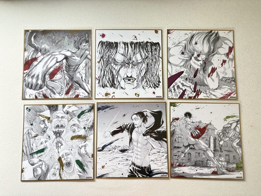 タイ巨人展 色紙6種
