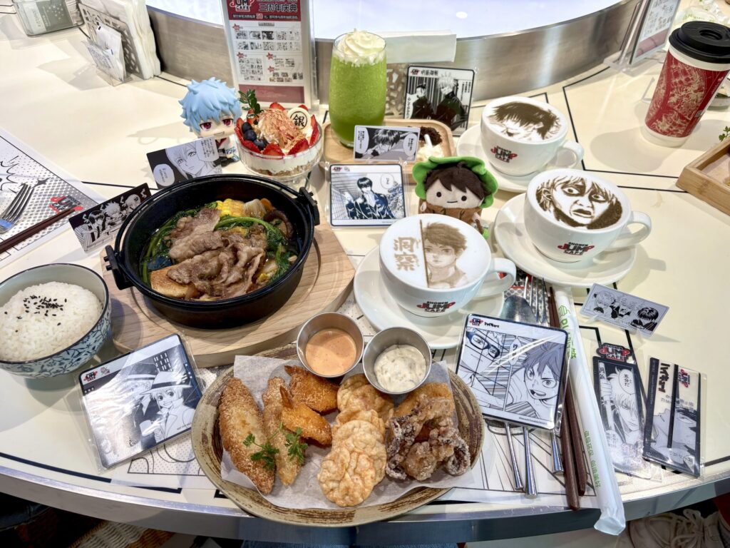 SHONEN JUMP CAFEフード・ドリンク（銀魂メニュー多め）