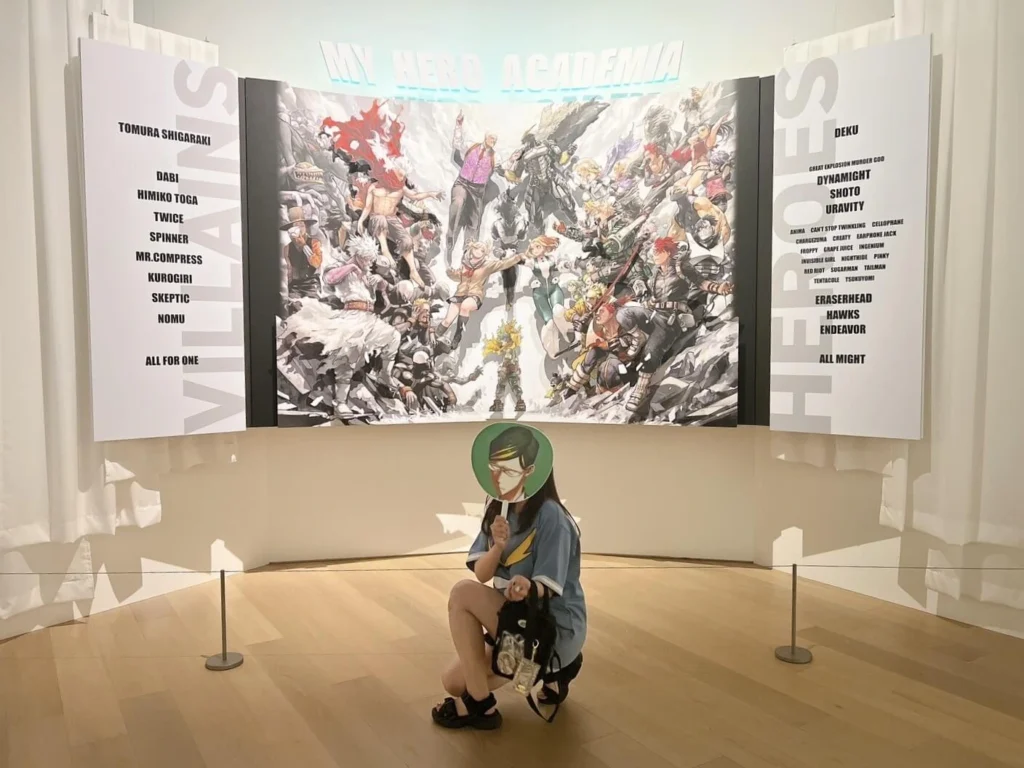 ヒロアカ原画展2025撮影可能スポット2つ目。